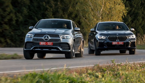 Просим BMW X6 M50d встретить Mercedes-Benz GLE 400 d Coupe Просим BMW X6 M50d встретить Mercedes-Benz GLE 400 d Coupe