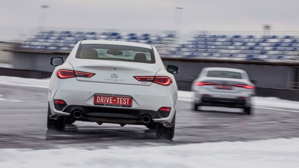 Машем из Infiniti Q60 вдогонку заднеприводному BMW 420d