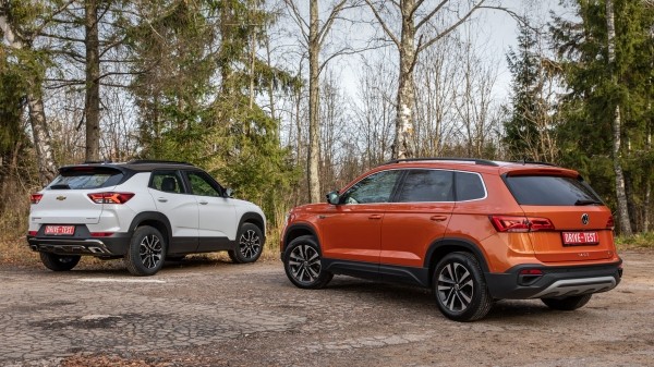 Ставим Volkswagen Taos на пути компакта Chevrolet Trailblazer Ставим Volkswagen Taos на пути компакта Chevrolet Trailblazer