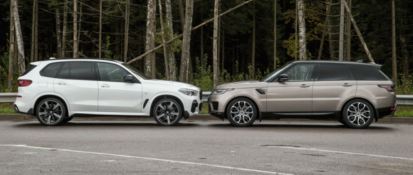 Заправляем дизелем Range Rover Sport D250 для встречи с BMW X5 Заправляем дизелем Range Rover Sport D250 для встречи с BMW X5