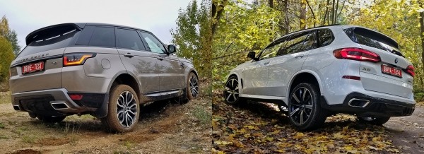Заправляем дизелем Range Rover Sport D250 для встречи с BMW X5 Заправляем дизелем Range Rover Sport D250 для встречи с BMW X5