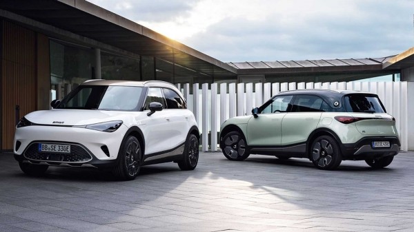 Официально представили новый электрический кроссовер smart #1 Официально представили новый электрический кроссовер smart #1