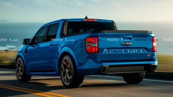 Опубликованы первые изображения заряженного пикапа Ford Maverick ST 2023