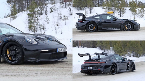В Сети появились шпионские фото нового Porsche 911 GT3 RS