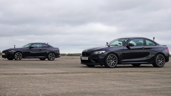 Два купе BMW 2 Series сразились в заезде на четверть мили Два купе BMW 2 Series сразились в заезде на четверть мили