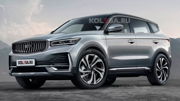 Опубликованы первые изображения нового Geely Atlas Опубликованы первые изображения нового Geely Atlas