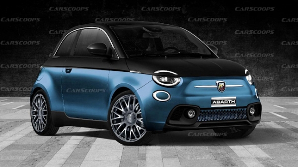 В Сети появились снимки "заряженного" электрического хэтчбека Abarth 500e