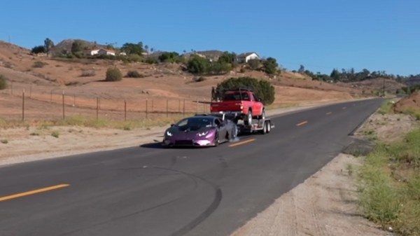 Lamborghini Huracan с 1200-сильным двигателем превратили в тягач Lamborghini Huracan с 1200-сильным двигателем превратили в тягач
