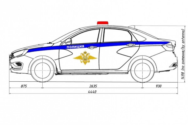 ВИС-2980: обновленная Лада Веста при исполнении ВИС-2980: обновленная Лада Веста при исполнении