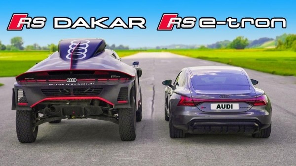 Сможет ли Audi RS Q E-Tron обогнать раллийный Audi Dakar? Сможет ли Audi RS Q E-Tron обогнать раллийный Audi Dakar?