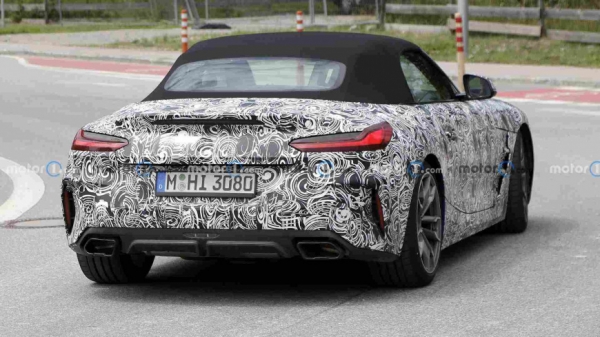 В Сети появились первые фото родстера BMW Z4 2023 модельного года 