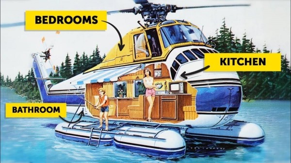 Winnebago Helihome или летающий дом на колесах середины 1970-х годов Winnebago Helihome или летающий дом на колесах середины 1970-х годов