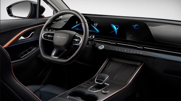 Показаны официальные изображения интерьера нового кроссовера OMODA С5 для России