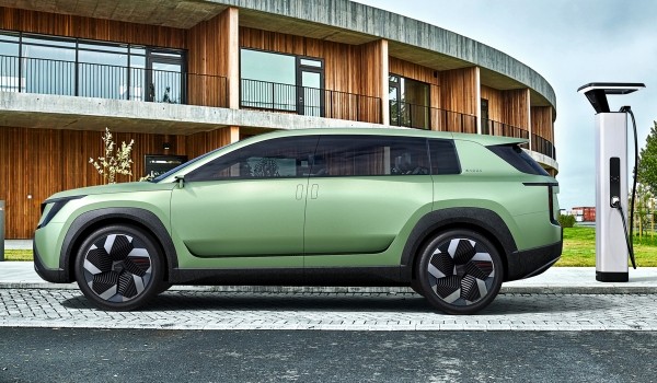 Кроссовер Skoda Vision 7S показал новый стиль и логотип Кроссовер Skoda Vision 7S показал новый стиль и логотип