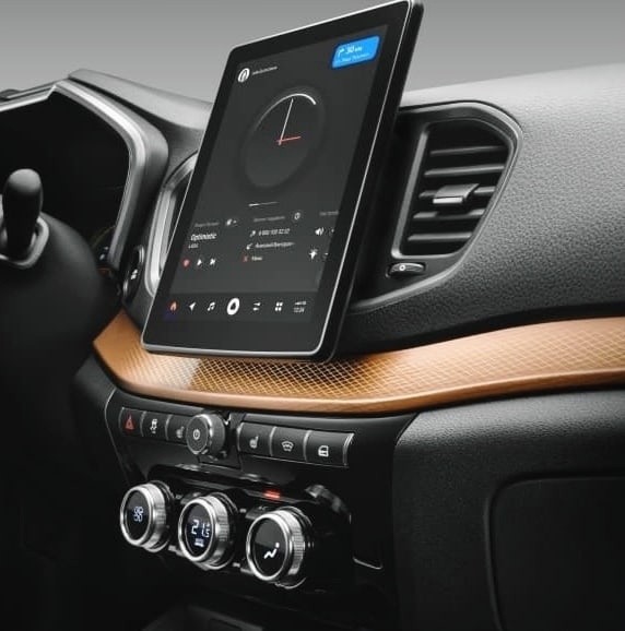 Опубликовано официальное фото салона новой LADA Vesta Опубликовано официальное фото салона новой LADA Vesta