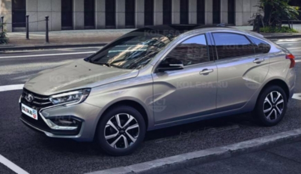 Независимый дизайнер Никита Чуйко показал фоторендеры LADA Vesta в кузове хэтчбек