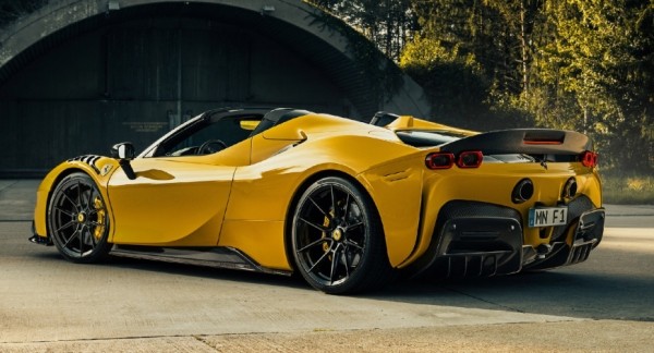 Тюнер Novitec выпустил 1-94-сильный гиперкар Ferrari SF90 Spider с карбоновым покрытием