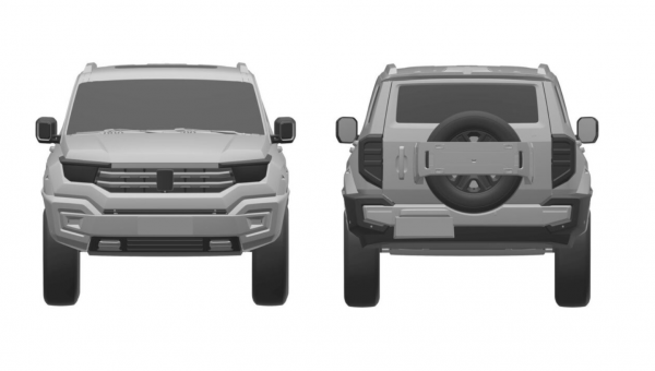 Концерн Great Wall запатентовал в России экстерьер нового внедорожника Tank 400 Концерн Great Wall запатентовал в России экстерьер нового внедорожника Tank 400