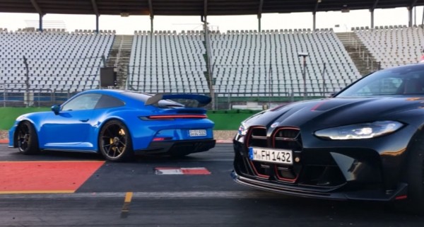 Сможет ли Porsche 911 GT3 обогнать BMW M4 CSL?
