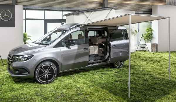 Электрический Mercedes-Benz EQT дебютировал в виде автокемпера Электрический Mercedes-Benz EQT дебютировал в виде автокемпера