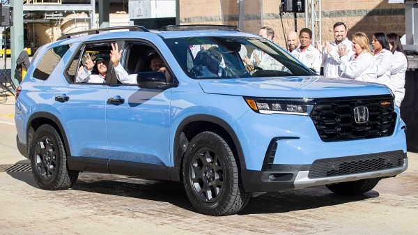 Серийное производство Honda Pilot 2023 стартовало на автозаводе в Алабаме Серийное производство Honda Pilot 2023 стартовало на автозаводе в Алабаме