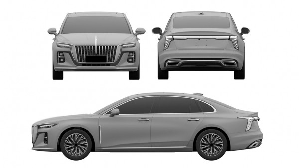 В России запатентовали новый седан бизнес-класса Hongqi H5 В России запатентовали новый седан бизнес-класса Hongqi H5