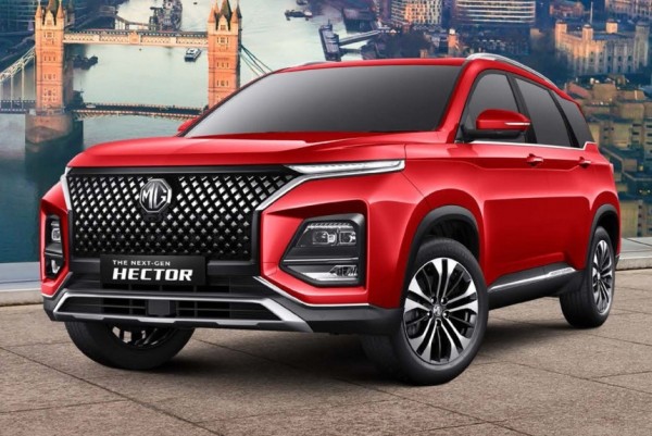 Обновленный кроссовер MG Hector отдалился от исходника