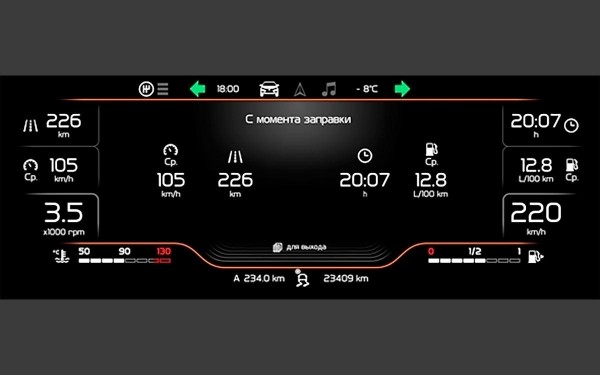 Автоконцерн АВТОВАЗ запатентовал новую комбинацию приборов для LADA Vesta