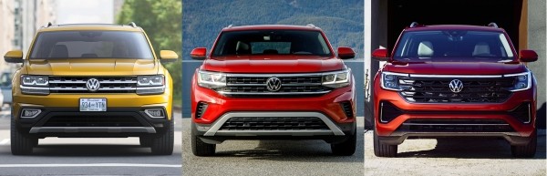 Кроссовер Volkswagen Atlas обновлен по китайскому образцу Кроссовер Volkswagen Atlas обновлен по китайскому образцу