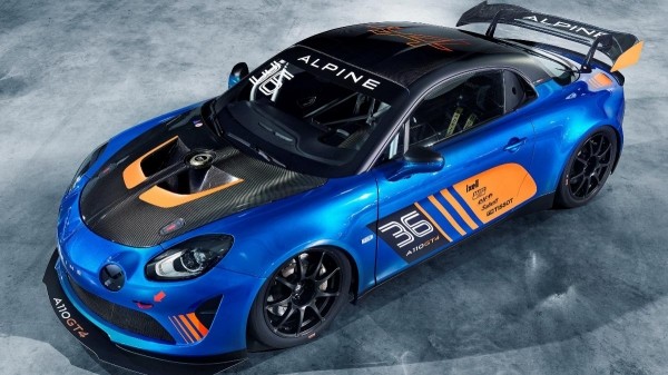 Компания Alpine показала гоночный A110 GT4 Evo на тизере Компания Alpine показала гоночный A110 GT4 Evo на тизере