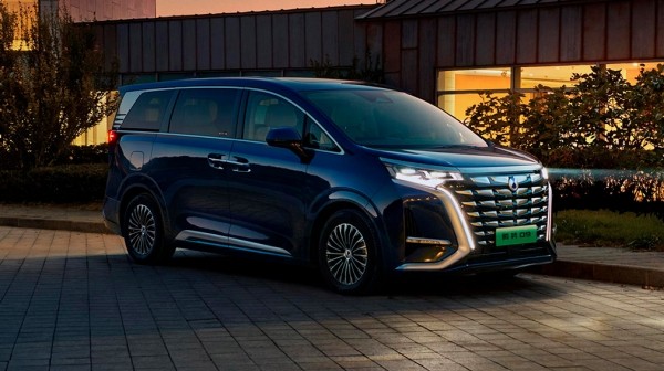 В Россию привезли роскошные минивэны Denza D9