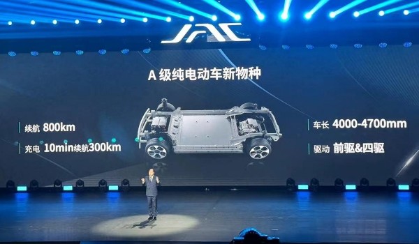 Хэтчбек JAC Yttrium 3 ознаменовал новую стратегию Хэтчбек JAC Yttrium 3 ознаменовал новую стратегию