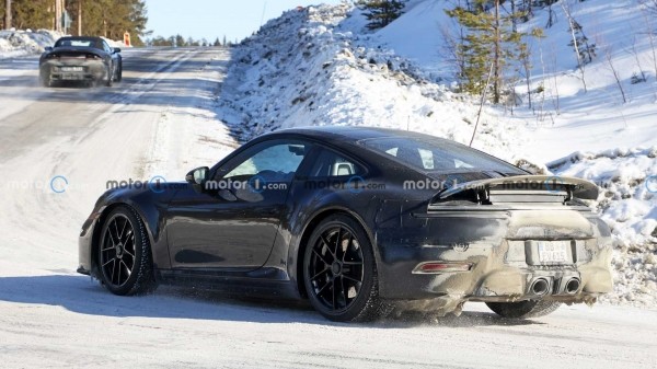 На тестах замечен прототип обновленного гоночного суперкара Porsche 911 GTS 