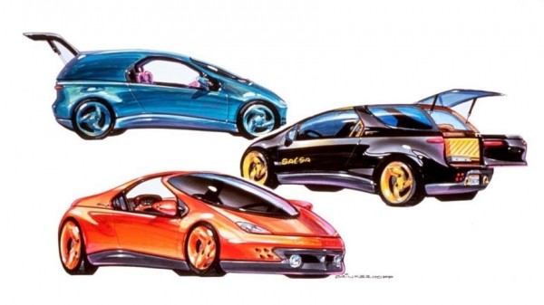 В Сети показали эскиз концепта Pontiac 1992 года выпуска 