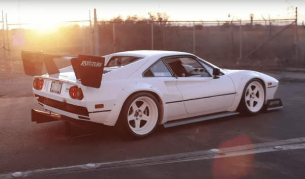 Классическая Ferrari 308 стала еще уникальней с 1000-сильным двигателем Honda