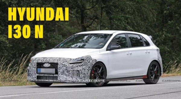 Обновлённый хот-хэтч Hyundai I30 N показали на шпионских фотоснимках 