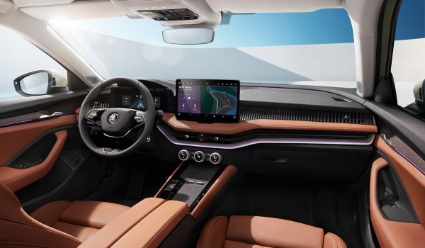 Новые Kodiaq и Superb: показан интерьер Новые Kodiaq и Superb: показан интерьер