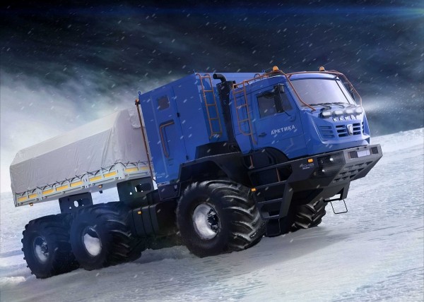 КАМАЗ тестирует новый огромный грузовик специально для Крайнего Севера КАМАЗ тестирует новый огромный грузовик специально для Крайнего Севера