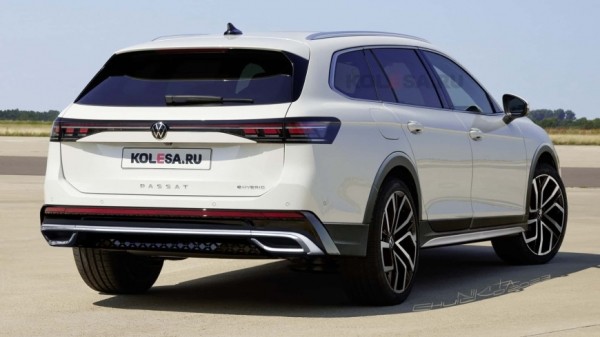 Опубликован рендер на внедорожную версию универсала Volkswagen Passat 2024 года Опубликован рендер на внедорожную версию универсала Volkswagen Passat 2024 года
