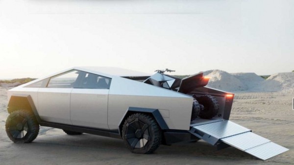 Посмотрите, как Tesla Cybertruck буксирует большой прицеп Посмотрите, как Tesla Cybertruck буксирует большой прицеп