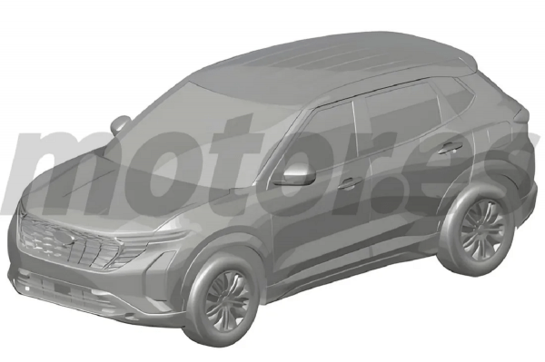 Снятый с производства кроссовер Ford EcoSport запатентовали в Индии Снятый с производства кроссовер Ford EcoSport запатентовали в Индии