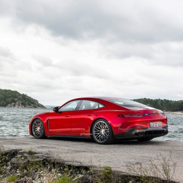 Как бы выглядел Taycan, если бы его придумали инженеры Mercedes-AMG Как бы выглядел Taycan, если бы его придумали инженеры Mercedes-AMG