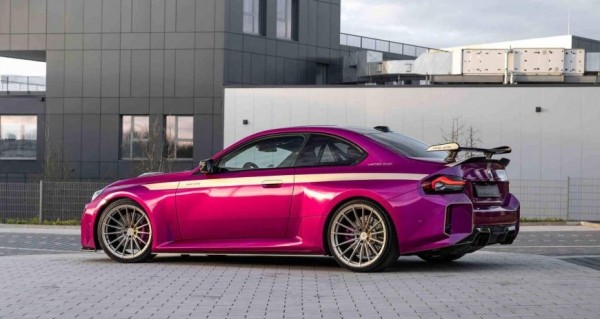 Тюнеры превратили BMW M2 в уникальное 715-сильное пурпурное купе