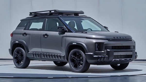 Паркетник Geely Icon притворился экспедиционным вездеходом Паркетник Geely Icon притворился экспедиционным вездеходом