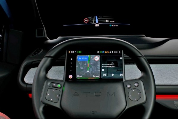 Электромобиль Атом: подробности о цифровой начинке Электромобиль Атом: подробности о цифровой начинке