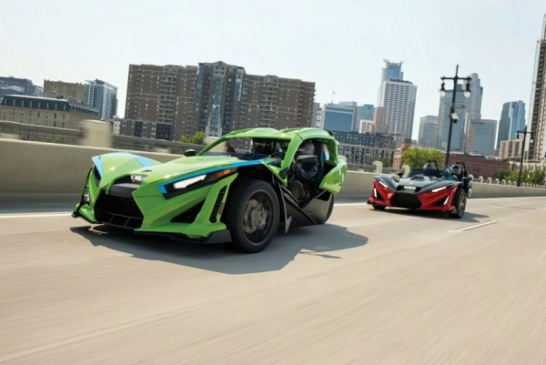 Трицикл Polaris Slingshot обновлен к юбилею Трицикл Polaris Slingshot обновлен к юбилею