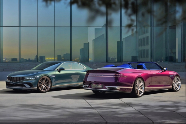 На базе седана Genesis G90 подготовлены купе и кабриолет На базе седана Genesis G90 подготовлены купе и кабриолет