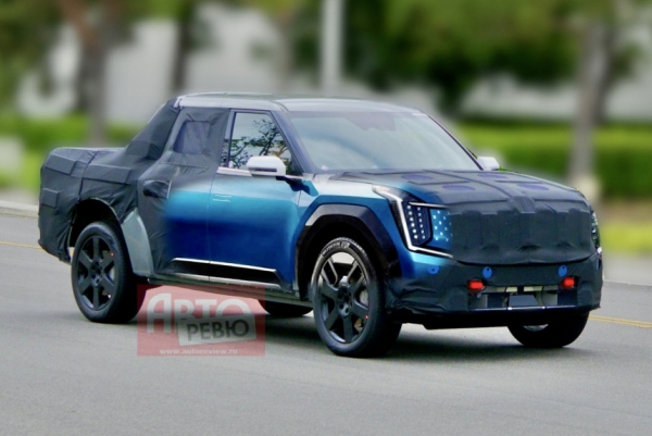 Первый пикап Kia для США замечен на дорожных испытаниях Первый пикап Kia для США замечен на дорожных испытаниях