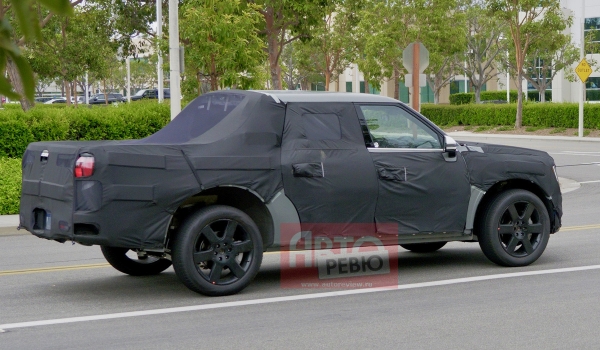 Первый пикап Kia для США замечен на дорожных испытаниях Первый пикап Kia для США замечен на дорожных испытаниях