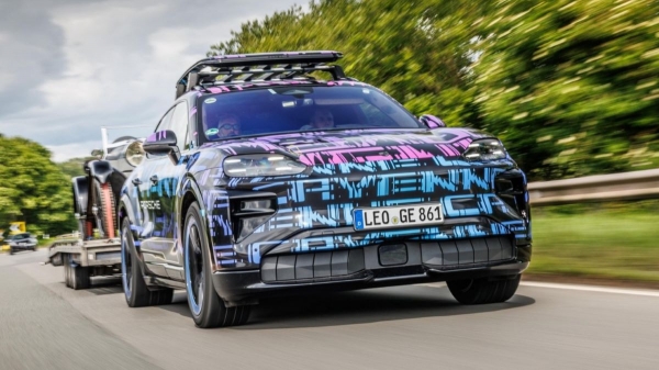 Новый Porsche Cayenne Electric показан в камуфляже Новый Porsche Cayenne Electric показан в камуфляже